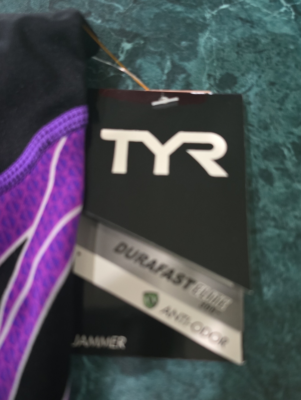 Boys TYR Phoenix Jammers Size 24 [7/8] New With Tags. Purple/black - Picture 2 of 6